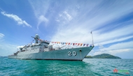 Vietnamese naval officers participate in LIMA 2023 activities
